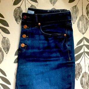 LOFT curvy high waist skinny Jean